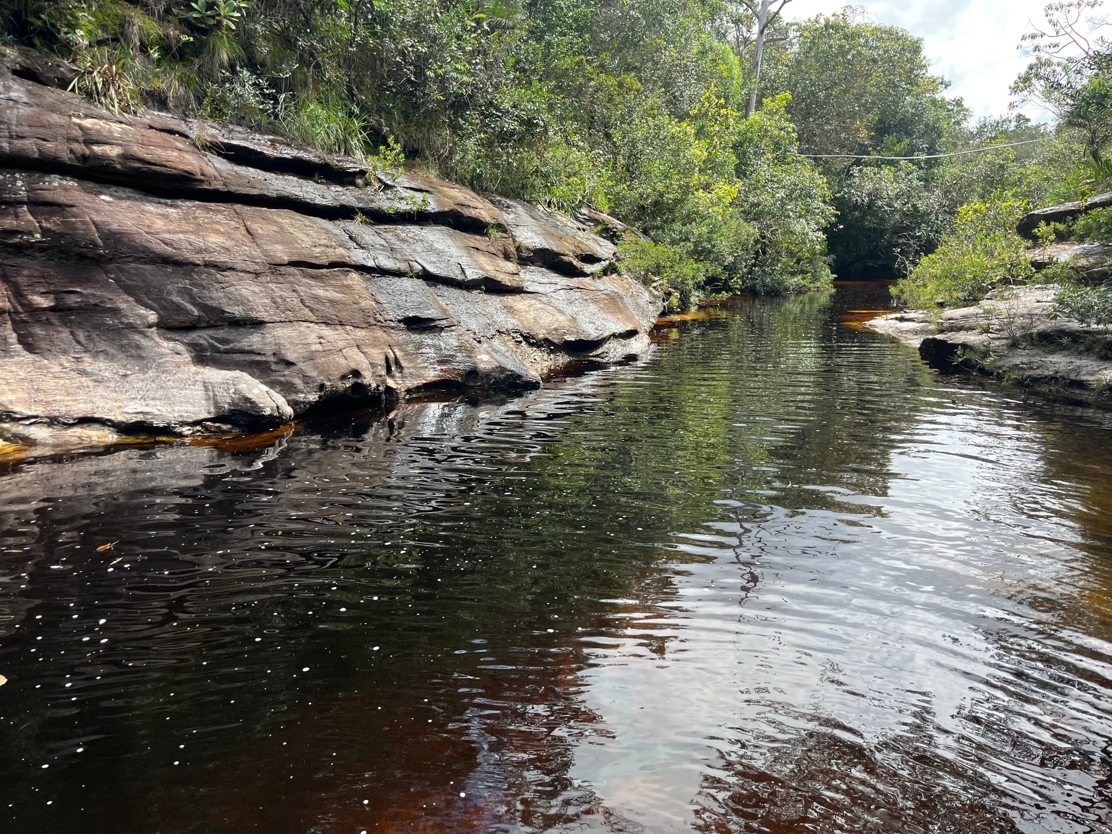 Trecho de rio privativo do Mirante Peixe Tolo