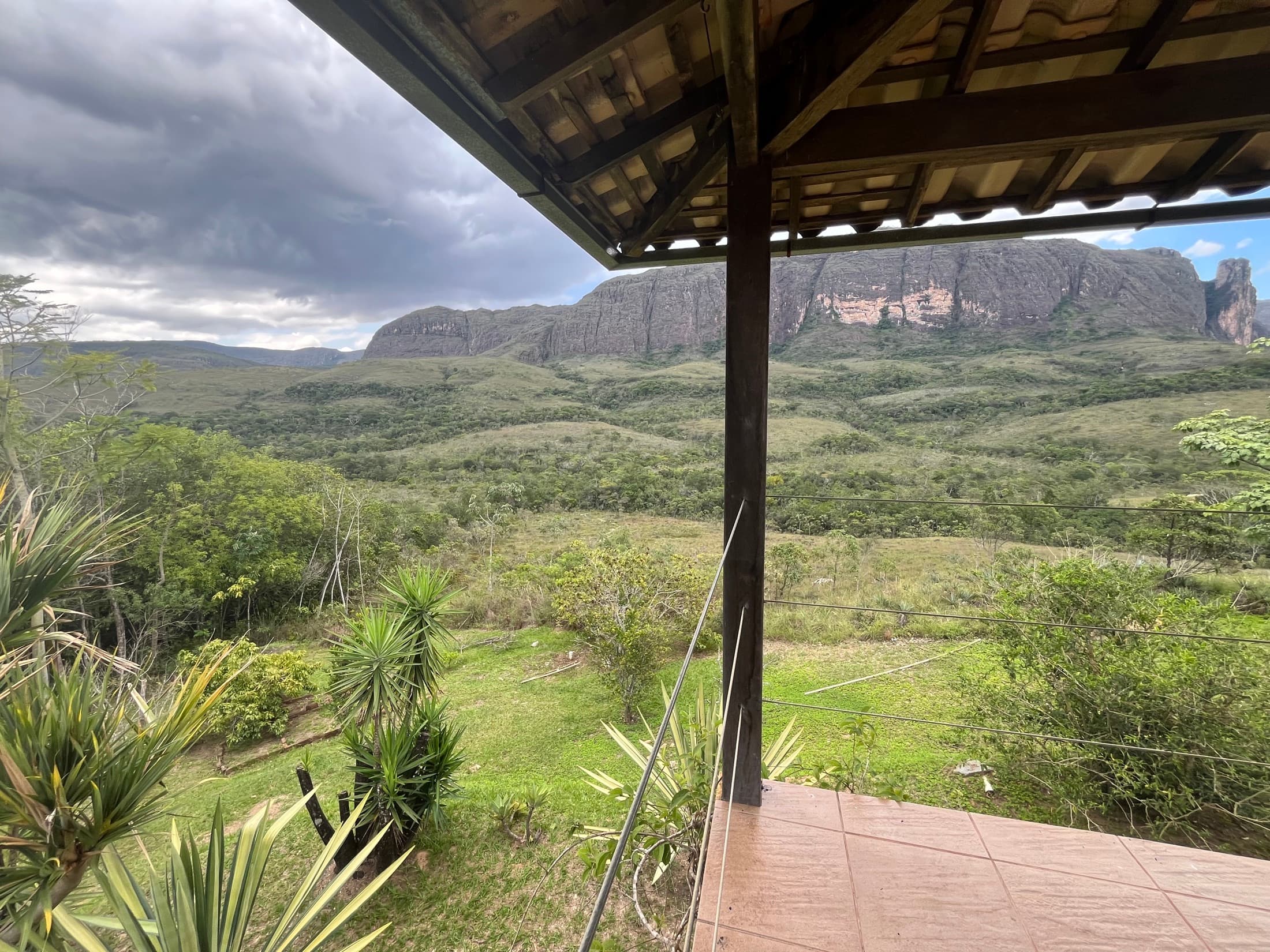 Vista da serra a partir do Mirante Peixe Tolo